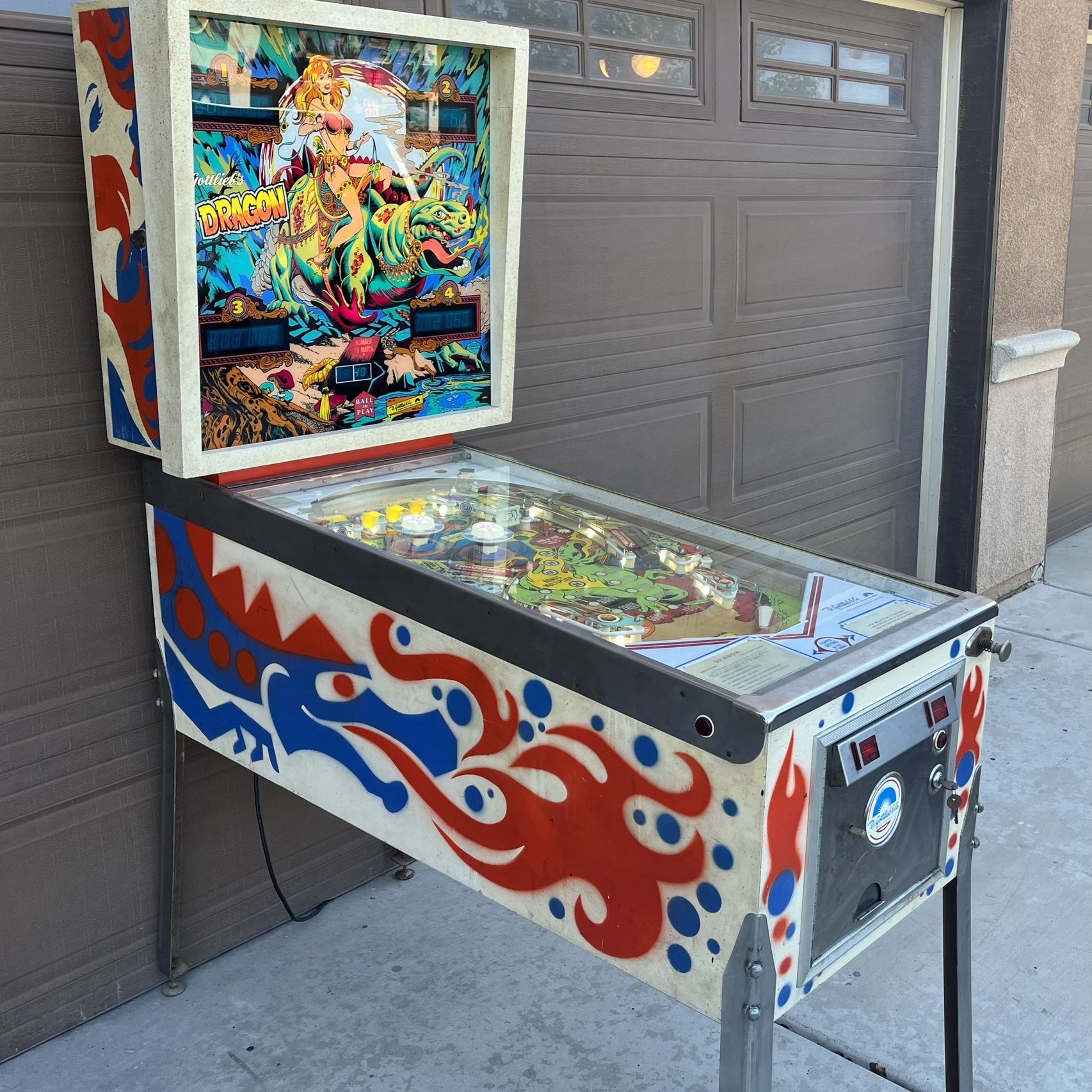 gottlieb dragon pinball for sale