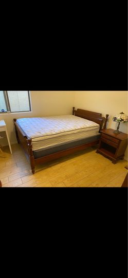 Full size mattress and spring box