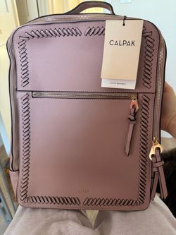 CALPAK Laptop Backpack in Mauve