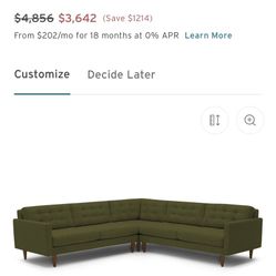 Sectional  Couch- Joy Bird