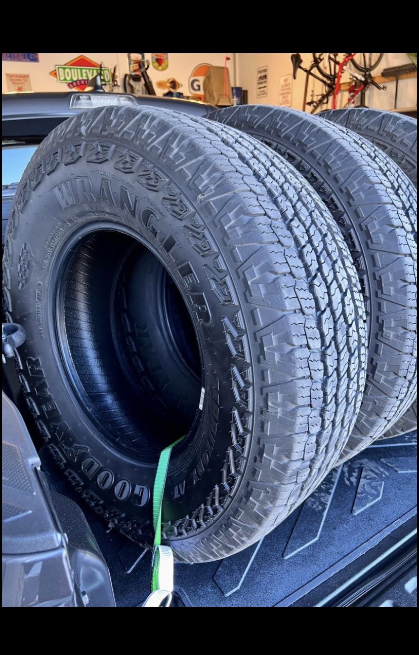 Tires - Goodyear Wrangler Territory w/ Kevlar AT 265/70R16 (2022 new design)