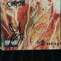 Cannibal Corpse “The bleeding” Autographed Cd 
