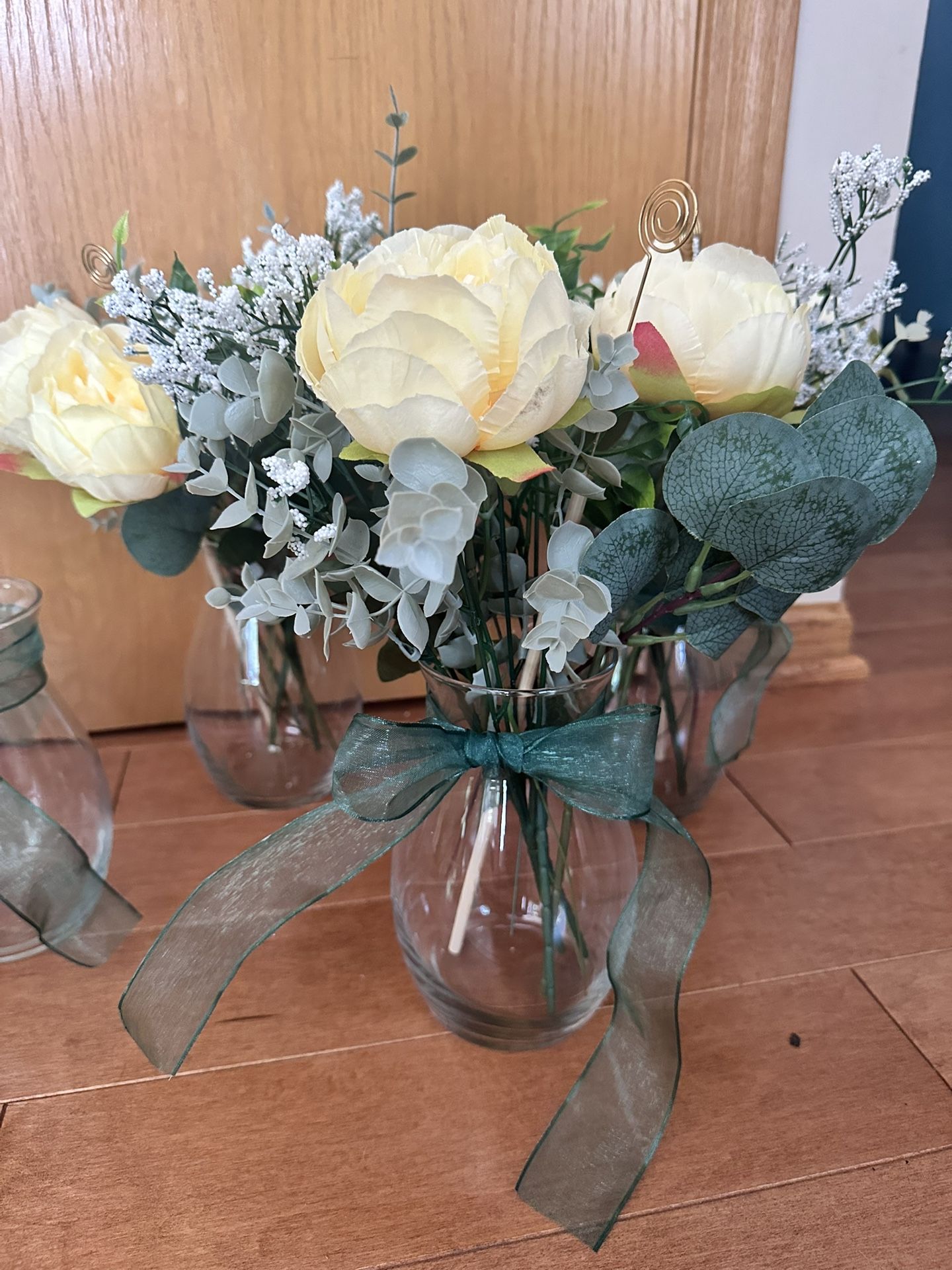Yellow Peony Vases