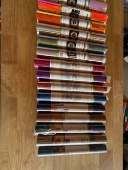 Cricut Vinyl Rolls Mixed Lot