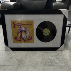 Jimi Hendrix Framed Vinyl Record