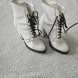 Soda Chalet – Fashion Lace up Military Inspired Ankle Boot with Stacked Heel 