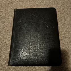 Holy Bible 1891 Holman self-explanatory edition undated Illustrated exceptional