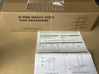 Brand New! 8 Tier Heavy Duty Pan Organizer 