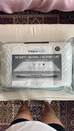 Therapedic Standard Queen Sleep Rx Pillow New