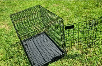 Metal pet crate for small pets , 24L x 19 h x 16