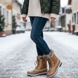 Women winter/snoow boots new size 11 plush inside (if u are 9.5-10 u need 11) in box