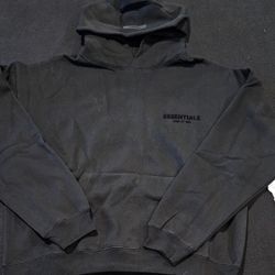 Essentials Fear Of God Stretch Limo Pullover Hoodie Black Size XL