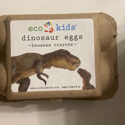 Dinosaur Egg Crayons (new)