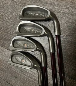 Ping Eye 2 Iron Set 3-6 Tournament High Modulus Graphite Flex L RH