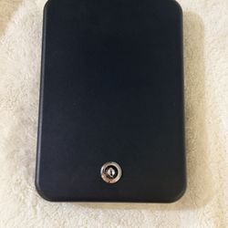 Small Metal Lock Box / Mini Safe with Key