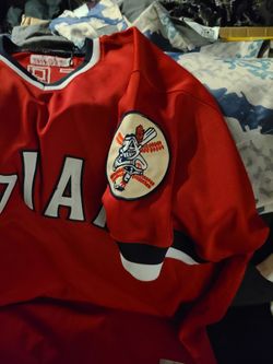 Mitchell & Ness Cleveland Indians Throwback Jersey