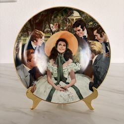 “Scarlett and Her Suitors” – Gone With the Wind Plate (1988) 