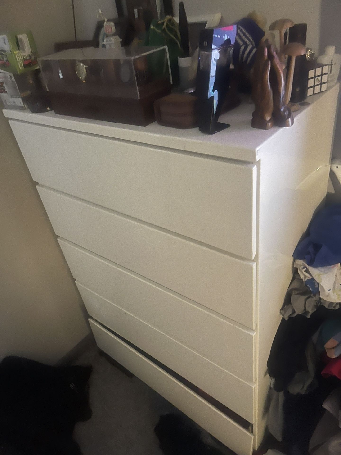 All White Dresser