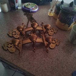 3 Candle Wall Hanging  (Set) Vintage