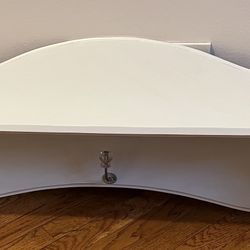White Shelf With Hooks - Pottery Barn