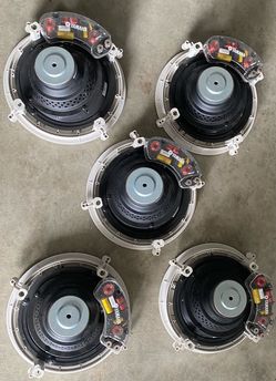 5 Yamaha NS-IW360C 2-Way 8" Ceiling speakers with Built In crossovers