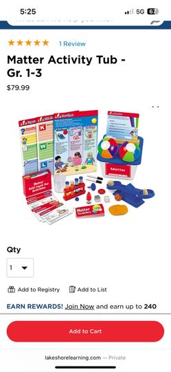 Lakeshore Matter Activity Tub