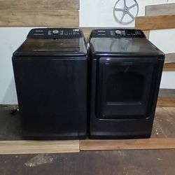 Black Samsung Washer And Dryer