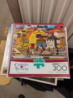 charles wysocki puzzle the Bostonian large pieces 300  pieces buffalo