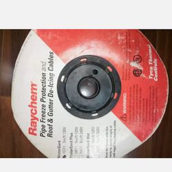 Raychem H311250 WinterGard Heating Cable 3w/ft 120V Open Box 115'. Dry Areas