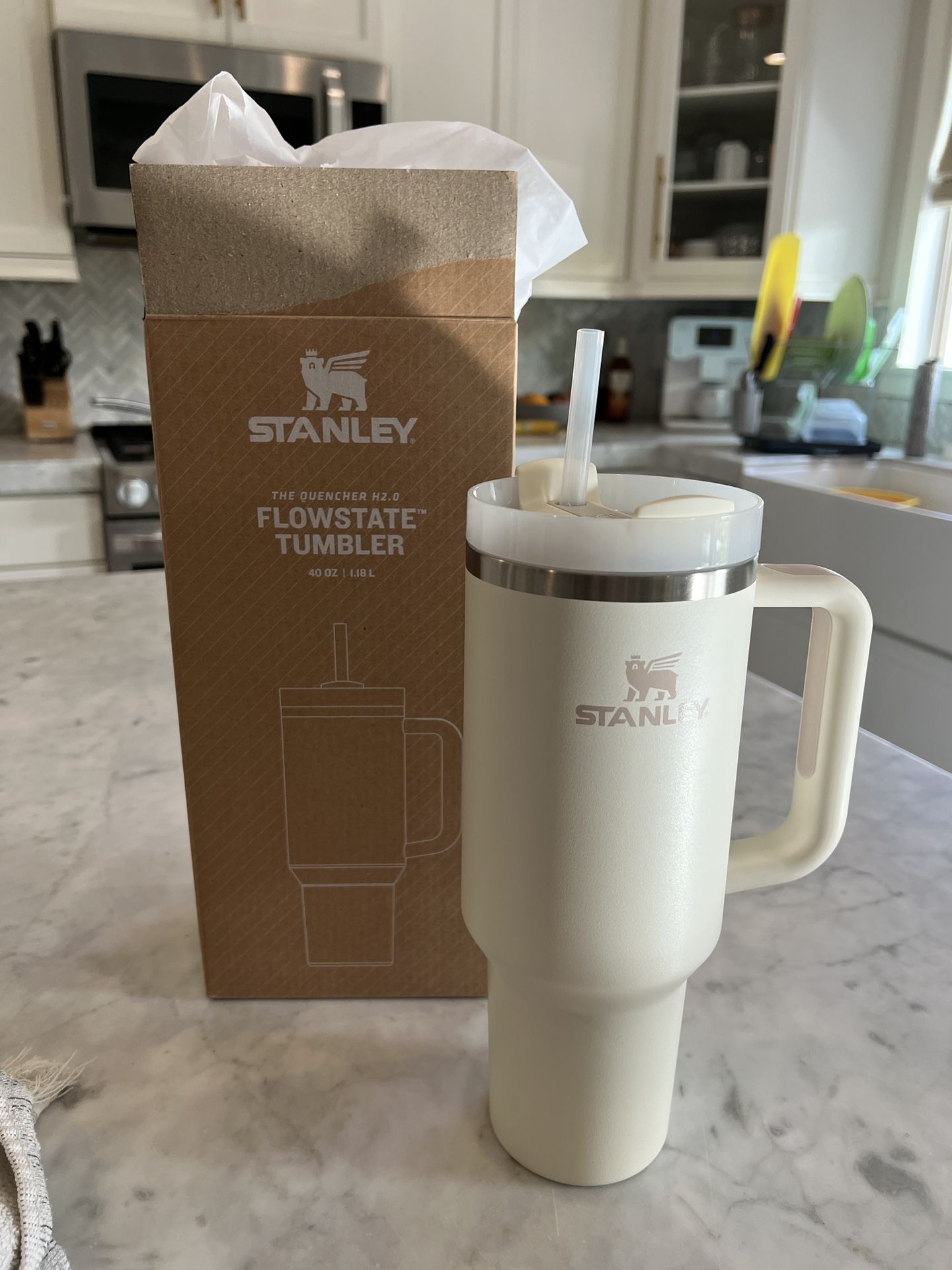 Brand New Cream Stanley 40 Oz