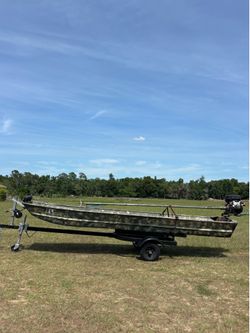 Mud boat 14 x 38 with a 16 HP mud motor