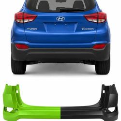2016-2018 Hyundai Tucson - Painted Rear Bumper