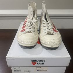 CDG Play X Chuck 70 Hi Top ‘Multi Heart’ 