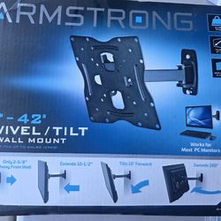 Armstrong Wall Mount 17"-42" Swivel/Tilt