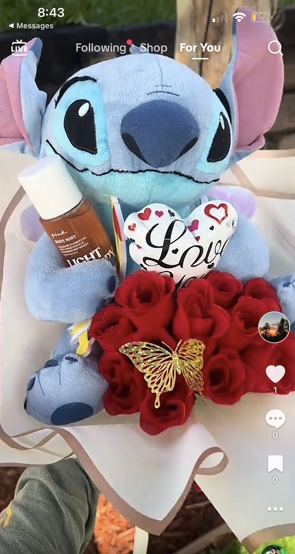 Valentines Day Bouquet $45