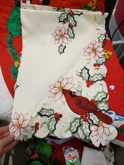 Caridnal table runner