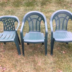 3 Patio Chairs