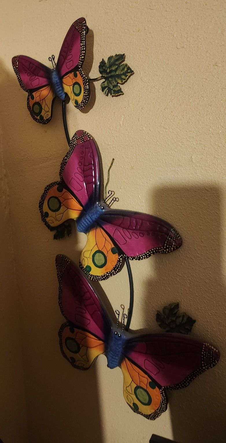 Butterfly Hanging Wall Decoration From Mexico