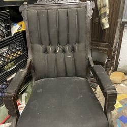 Antique Rocking  Chair  And Dresser 