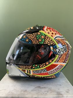 agv k3 dreamtime harga Helmet - Matte Black with Aero Spoiler and Ultravision visor AGV K3 Dreamtime Motorbike Helmet