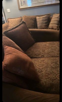 Brown couch