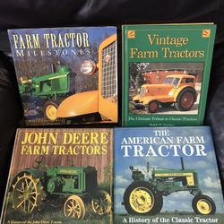 (4) JOHN DEERE FARM TRACTOR BOOKS 