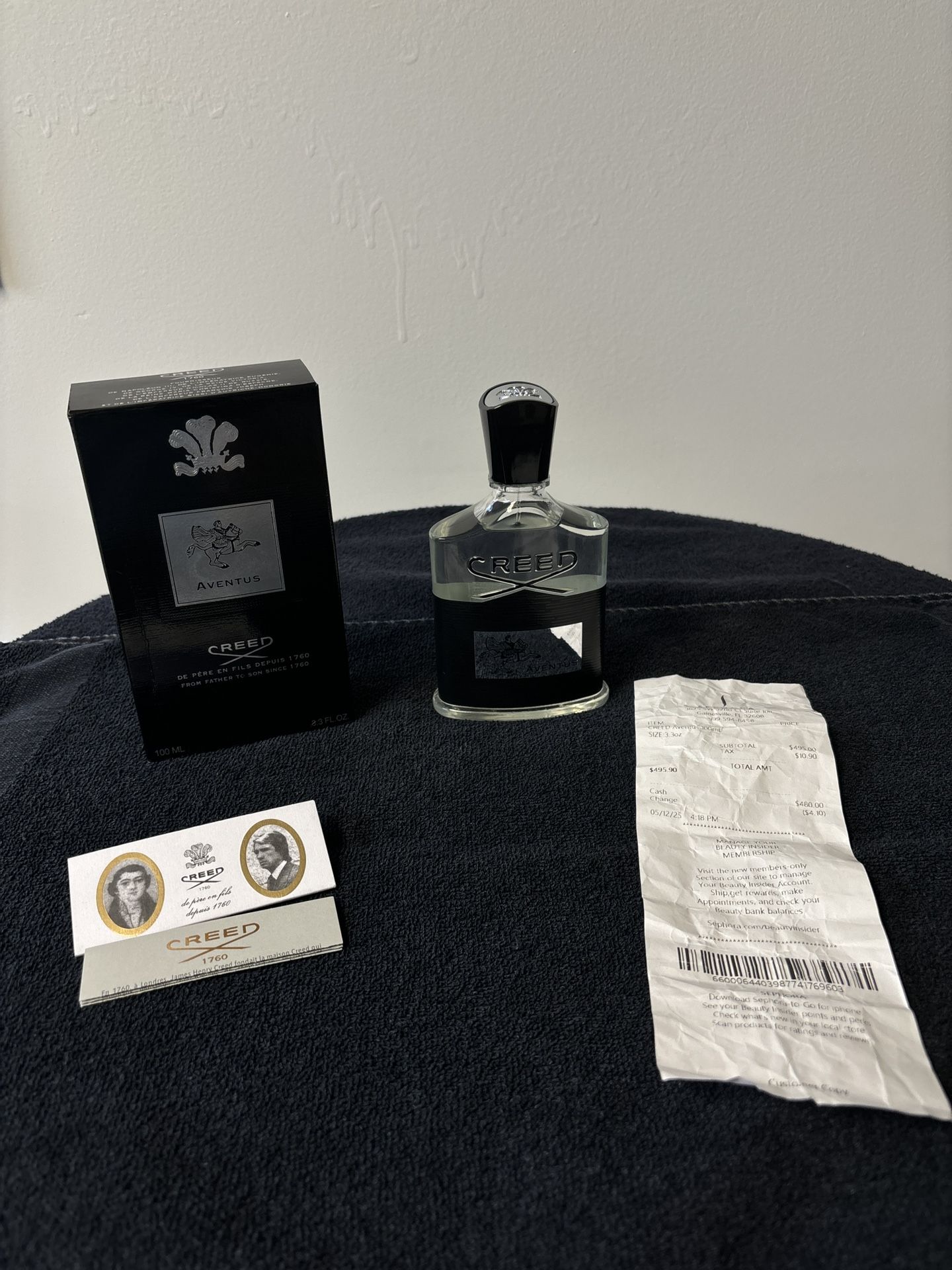 Authentic Creed Aventus - 3.3fl oz, 100ml