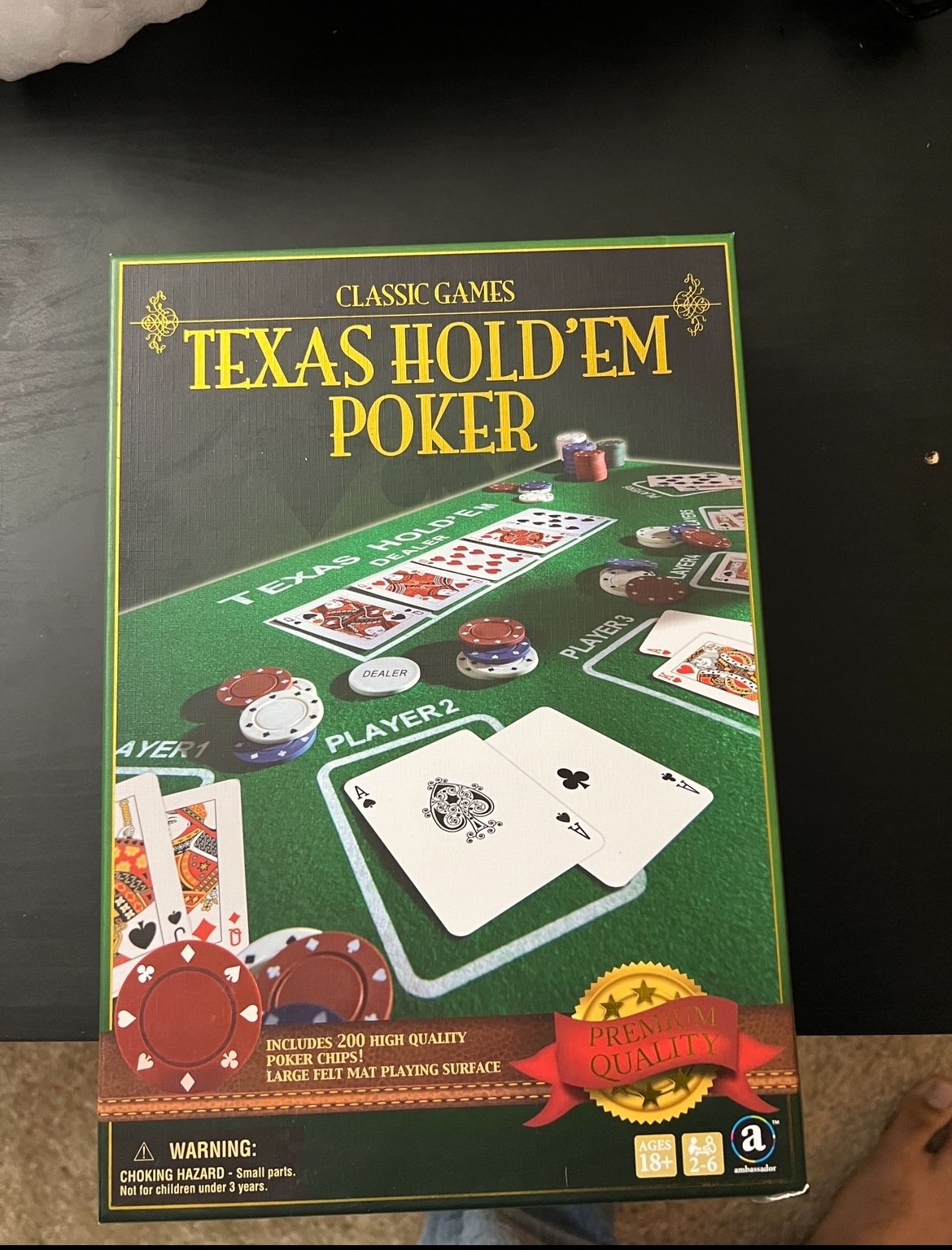 texas holdem poker board game and Iextra chips