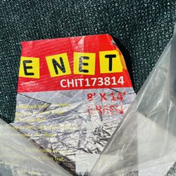 8ft X 14ft Dark Green Mesh Tarp (Malla Sombra)