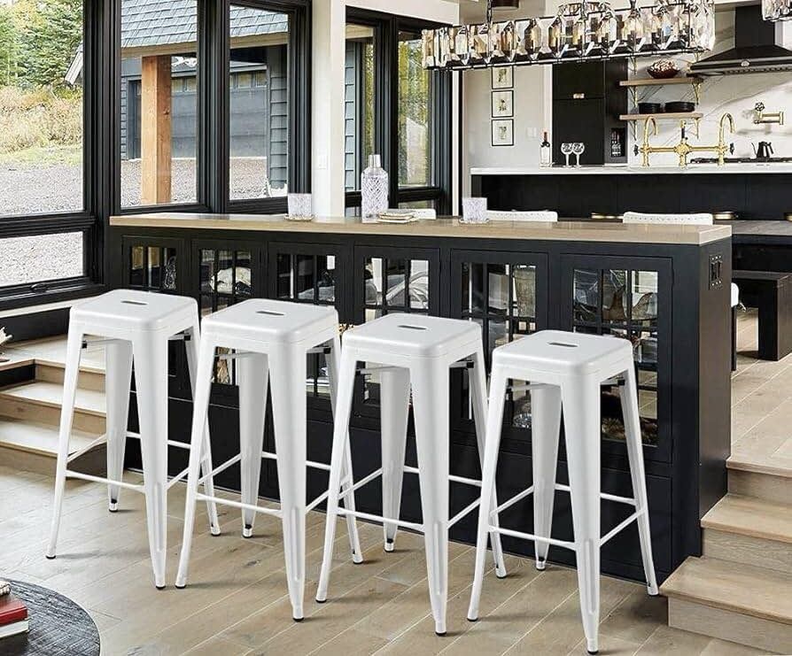 Set Of 4 Bar Stools