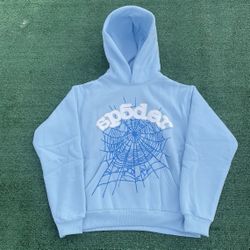SP5DER Hoodie Sky Blue