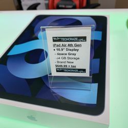 iPad Air 4th Gen 64GB Sky Blue 