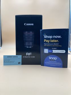 Canon RF 24-70mm F2.8 L IS USM - 05/25 Sale! (Located In Downey, CA)