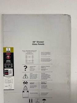 Delta 23.53 in. W x 67.75 in. H Sliding Frameless Shower Door Glass Panel in Clear Glass